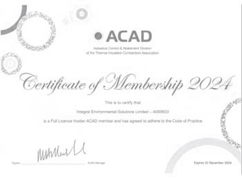 ACAD Asbestos Control & Abatement Division of the Thermal Insulation Contractors AssociationAccreditation